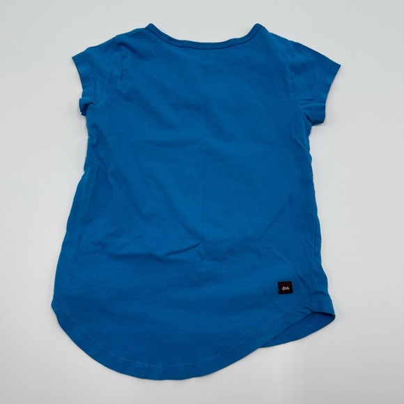 Tea Collection Girls Coy Koi Fish Tunic Top 5 Blue, Orange 100% Cotton - Picture 4 of 10